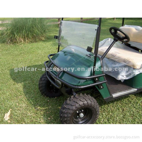 Golf cart brush guard for E-Z-Go